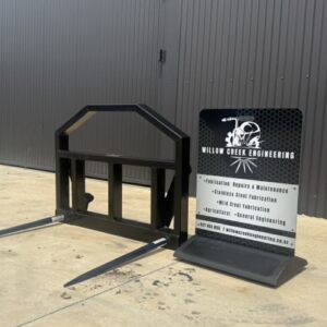 Heavy Duty Bale Forks Willow Creek Engineering Custom Fabricated Agricultural Equipment
